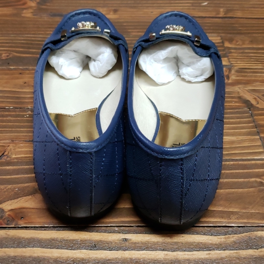 Michael Kors Women's Navy Moccasins US Size 6.5 - Picture 3 of 6